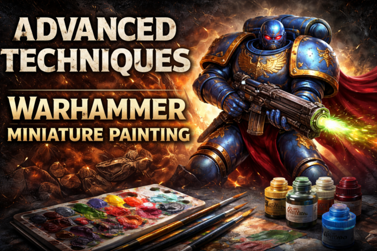Advanced Techniques for Painting Warhammer 40,000 Miniatures: From Intermediate to Professional Level