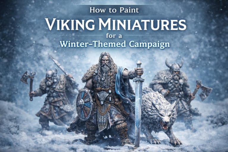 How to Paint Viking Miniatures for a Winter-Themed Campaign