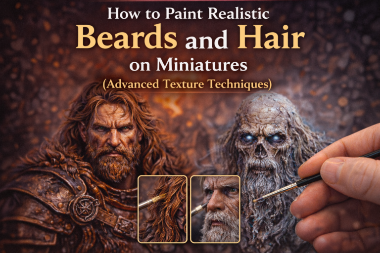 How to Paint Realistic Beards and Hair on Miniatures (Advanced Texture Techniques)