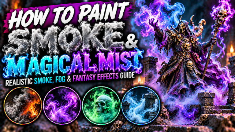 How to Paint Smoke and Magical Mist on Miniatures (Realistic Smoke, Fog & Fantasy Effects Guide)